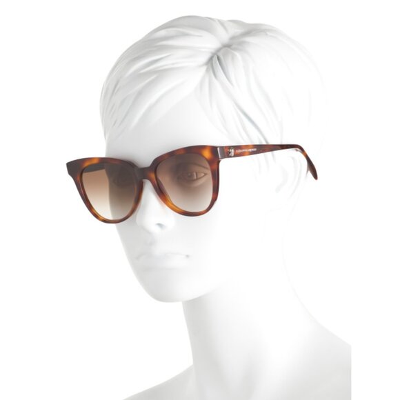 ALEXANDER MCQUEEN Havana Brown 53mm Designer Sunglasses - Picture 2 of 2